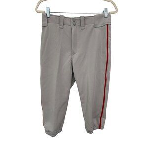 Mizuno Performance Short Baseball Pants Youth XXL Gray Sportswear Athleisure NEW